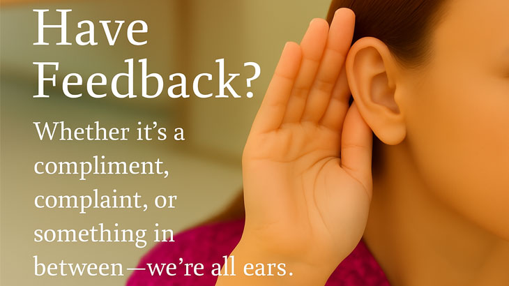 link to feedback form